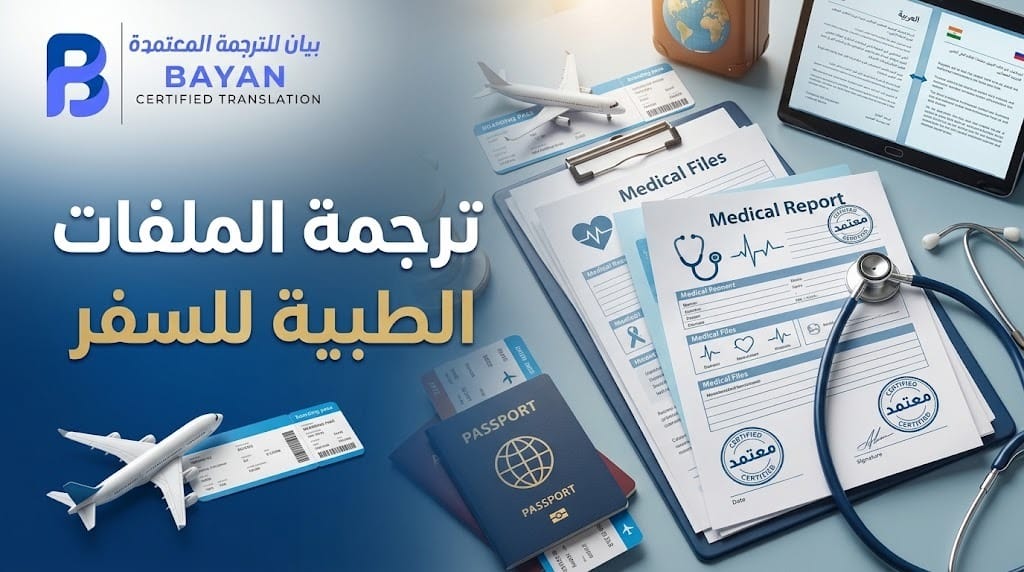 ترجمة الملفات الطبية للسفر وتجهيز التقارير والمستندات الطبية للعلاج بالخارج