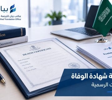 ترجمة شهادة الوفاة للجهات الرسمية في السعودية